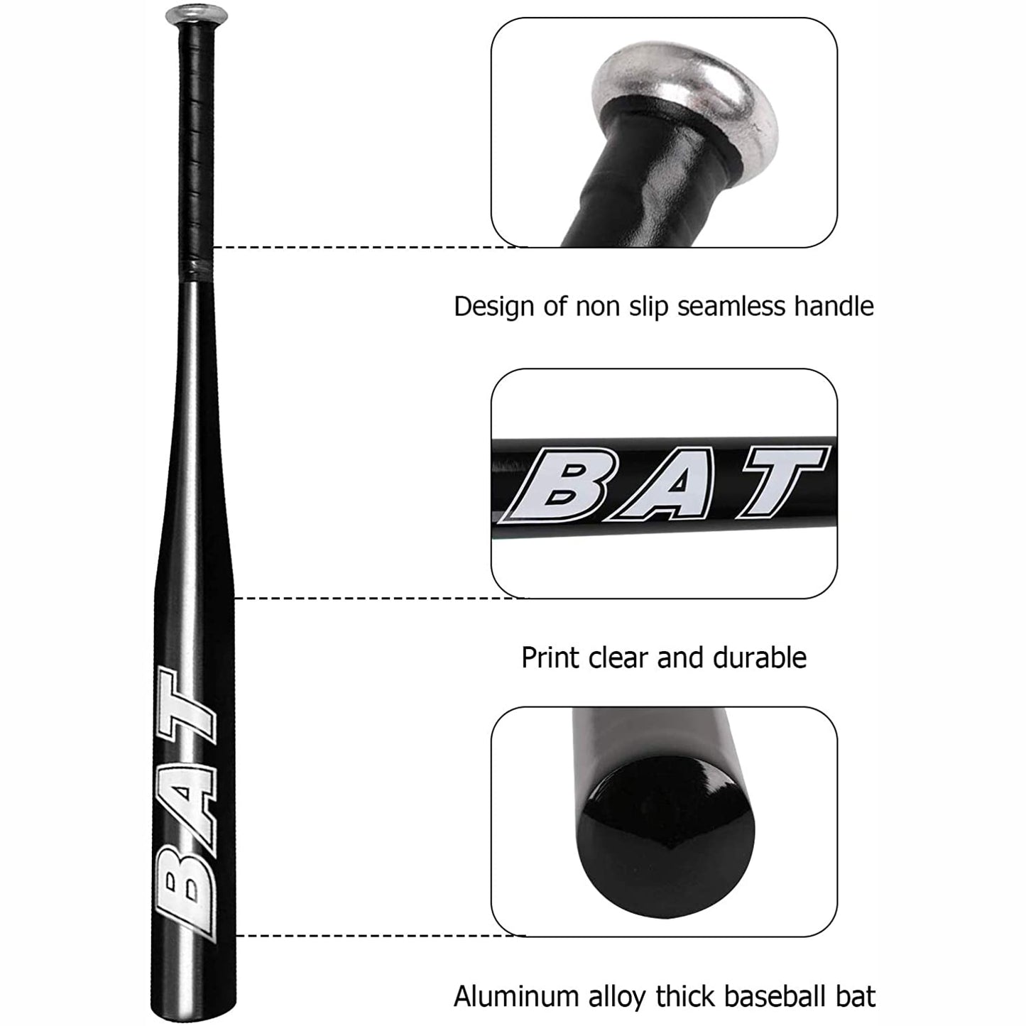 New Aluminum Alloy Thickened Bat