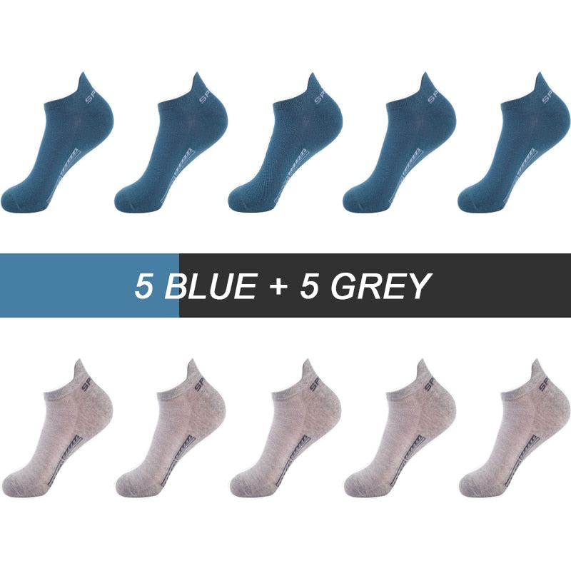 10 Pairs High Quality Men Ankle Socks