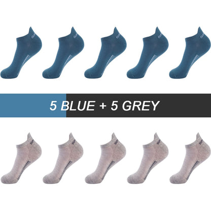 10 Pairs High Quality Men Ankle Socks