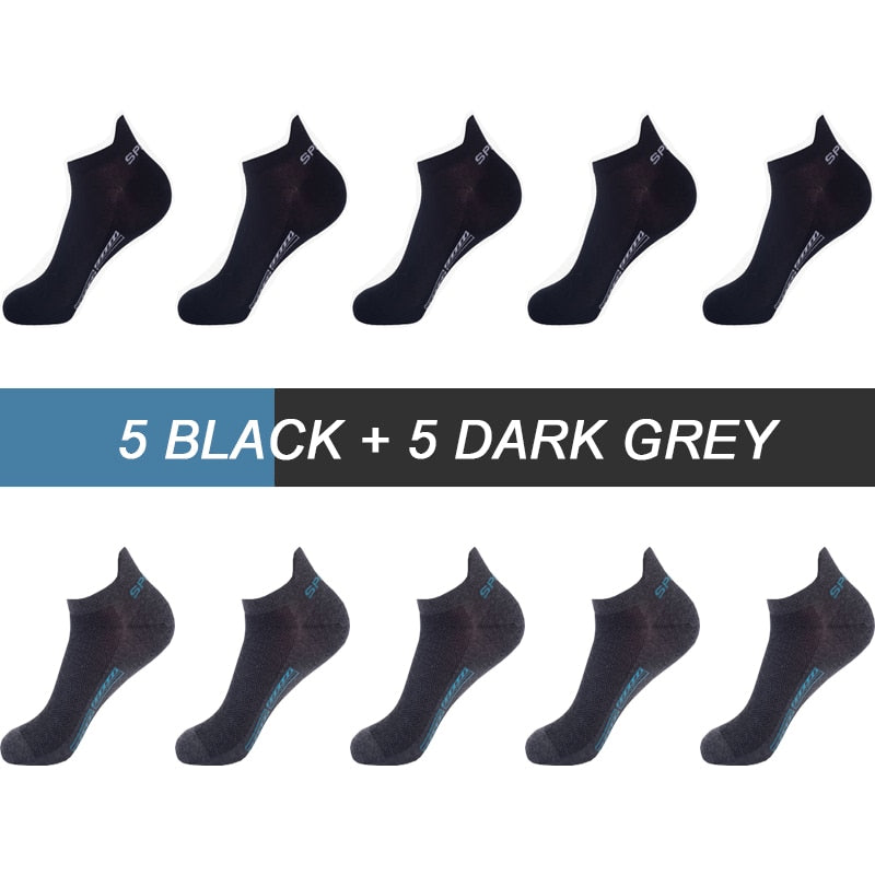 10 Pairs High Quality Men Ankle Socks