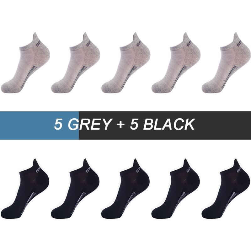 10 Pairs High Quality Men Ankle Socks