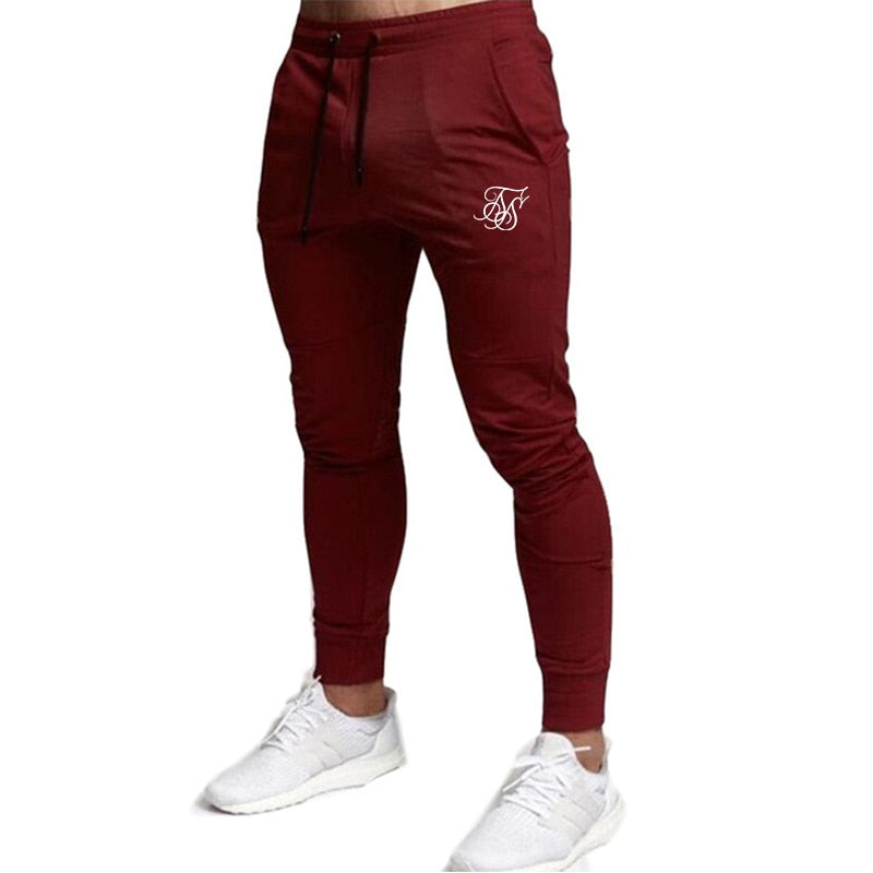 Silk Mens Fitness Skinny Sweatpants