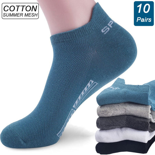 10 Pairs High Quality Men Ankle Socks