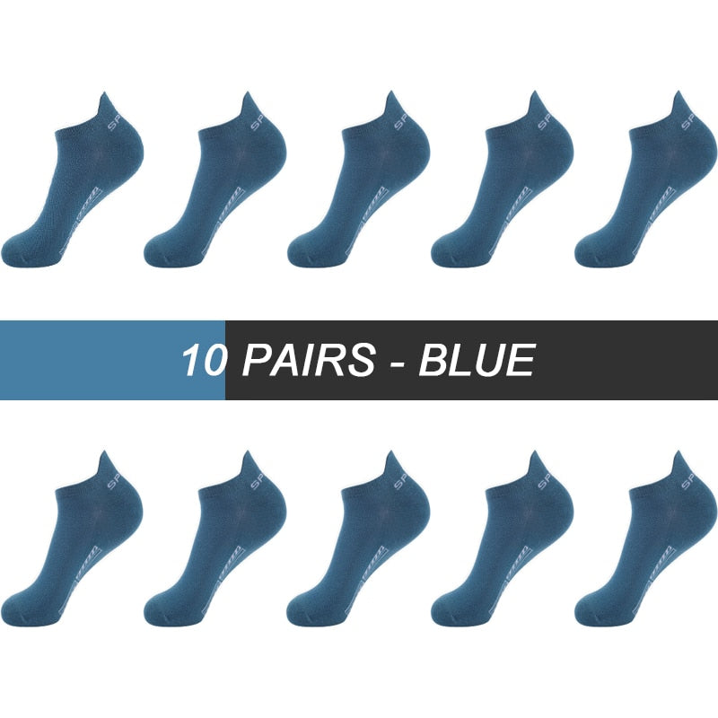 10 Pairs High Quality Men Ankle Socks