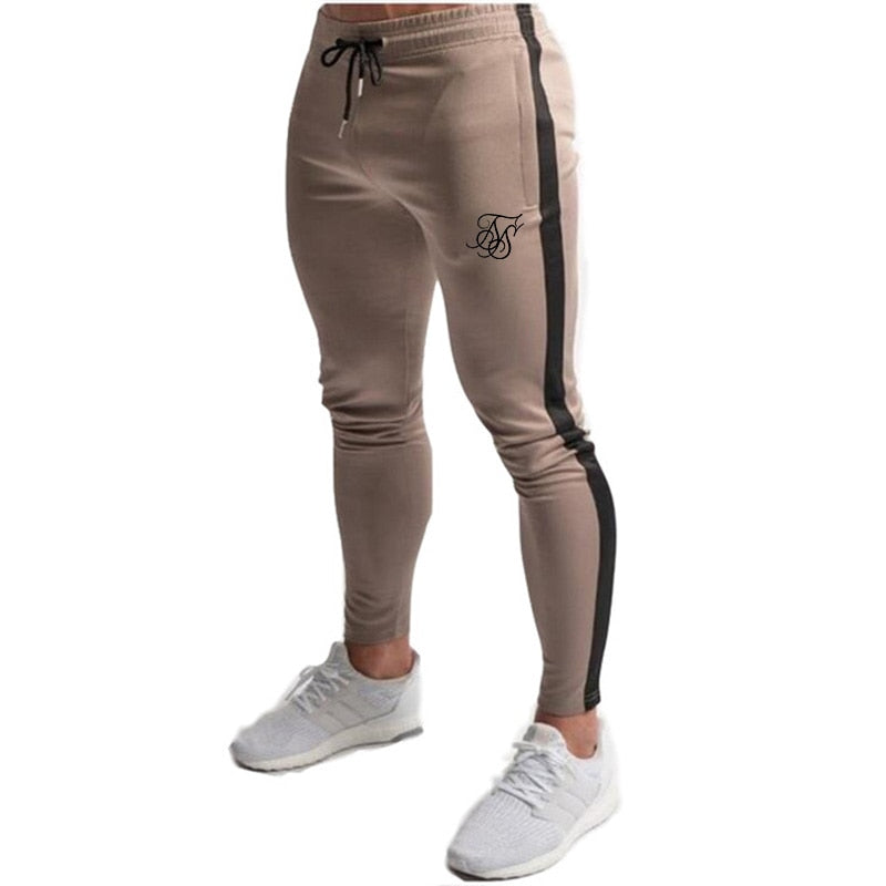 Silk Mens Fitness Skinny Sweatpants