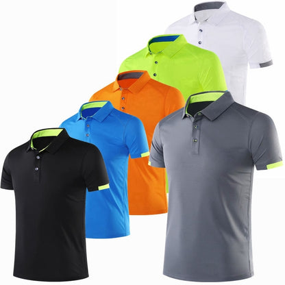 Men Quick Dry Breathable Polo Shirt