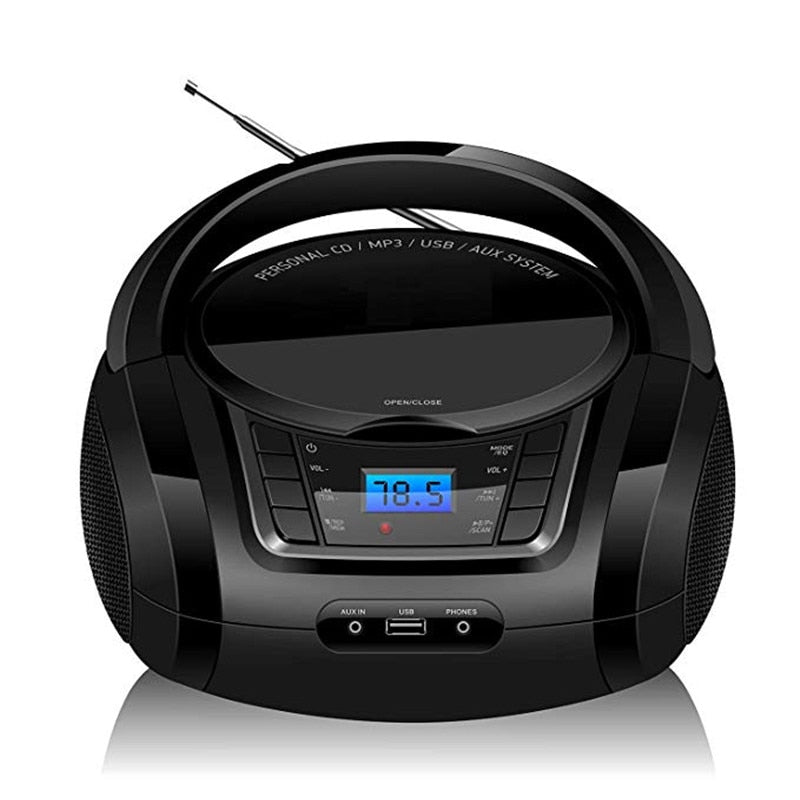 LONPOO Stereo Portable CD Player Boombox