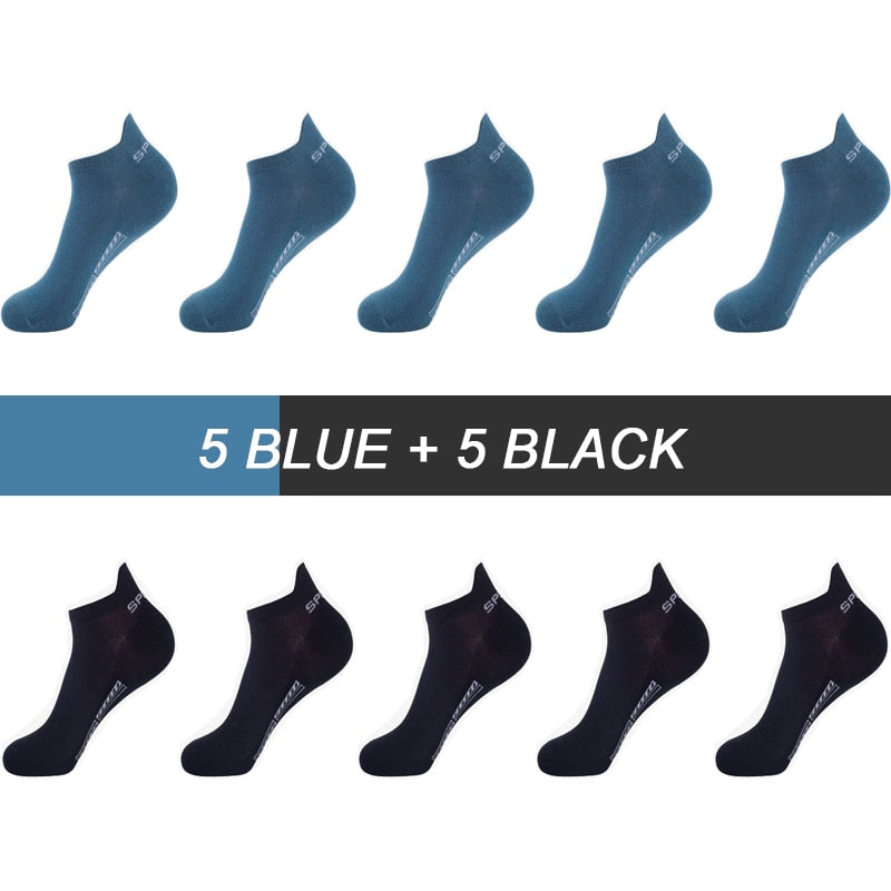 10 Pairs High Quality Men Ankle Socks