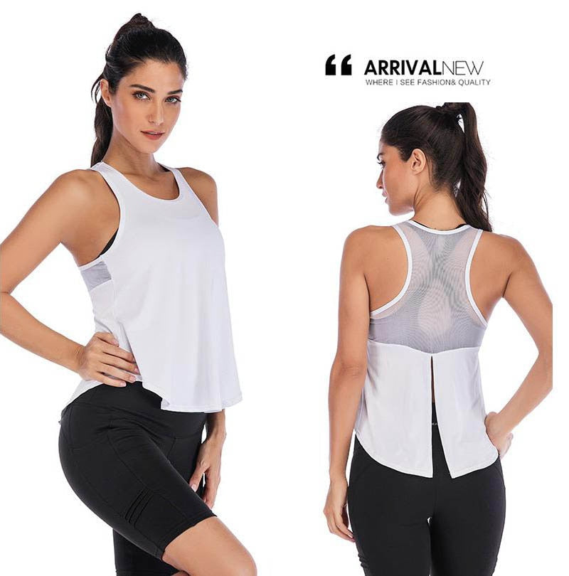 Yoga Mesh Sport Tank Top