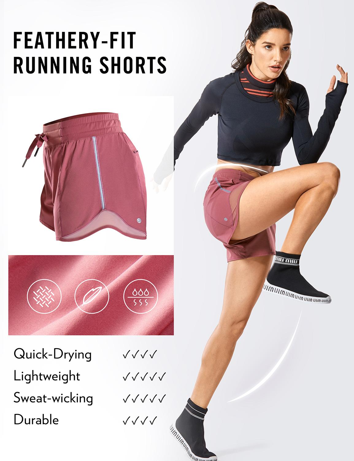 Athletic Running Shorts with Pocket
