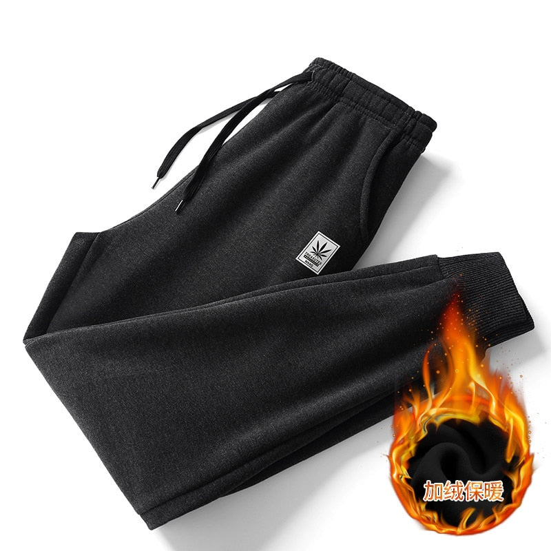 Warm Sweatpants Men Cotton