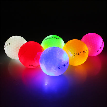 6Pcs Glow In The Dark LED Golf Balls