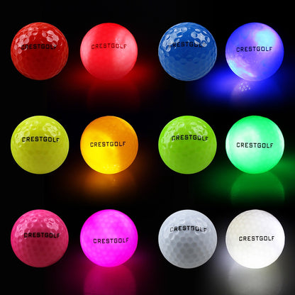 6Pcs Glow In The Dark LED Golf Balls