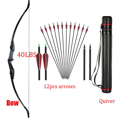 30lbs/40lbs Recurve Bow and Arrows Set