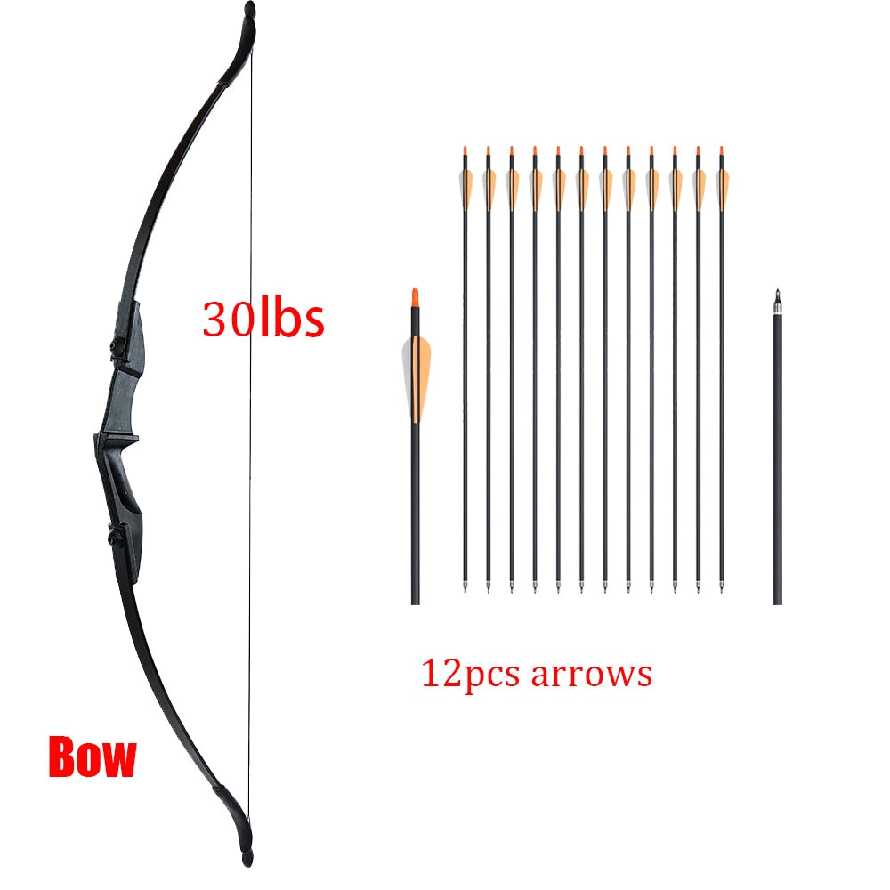 30lbs/40lbs Recurve Bow and Arrows Set