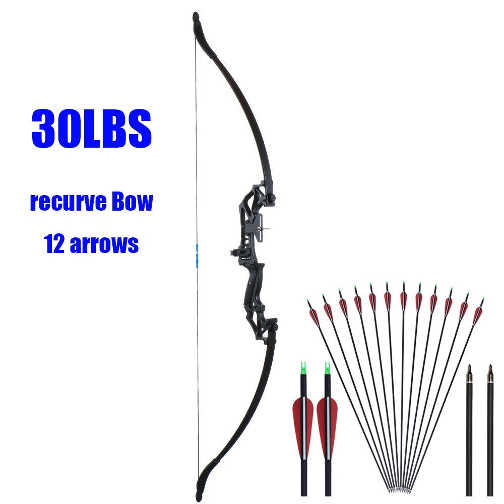 Takedown Recurve Bow & Arrow Set