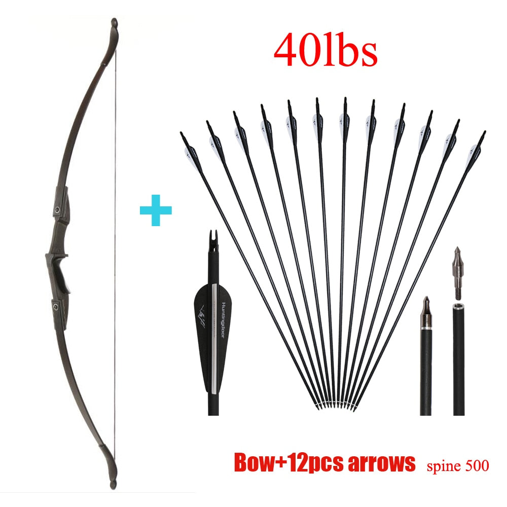 30lbs/40lbs Recurve Bow and Arrows Set