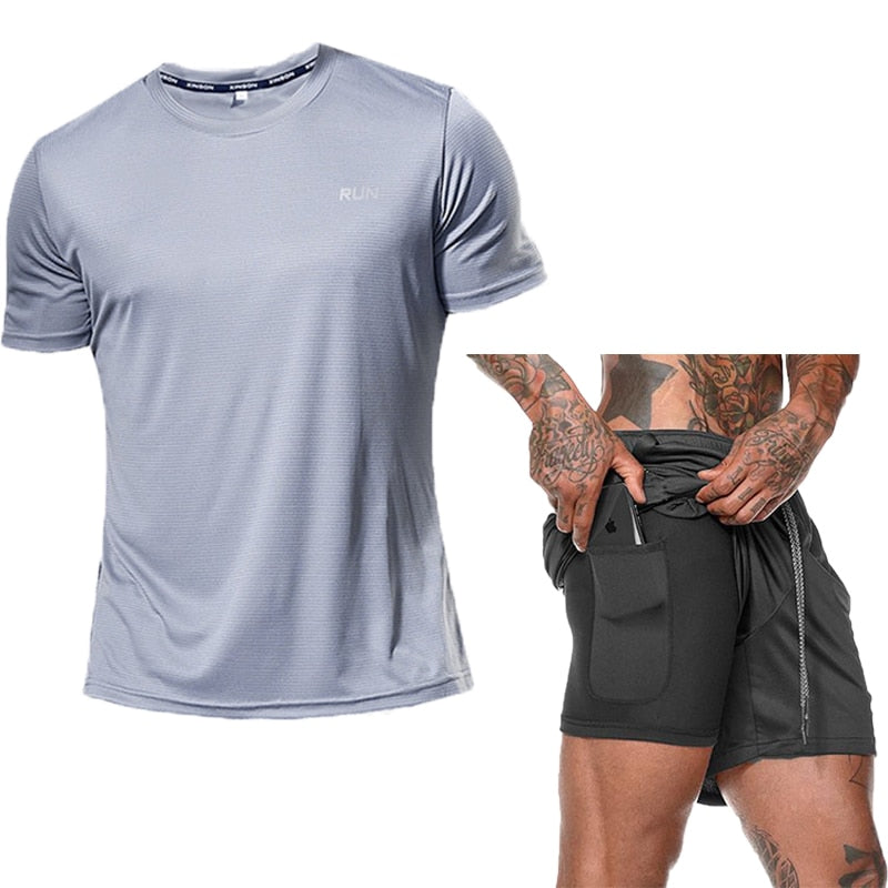 T-Shirt and Short Set For Men