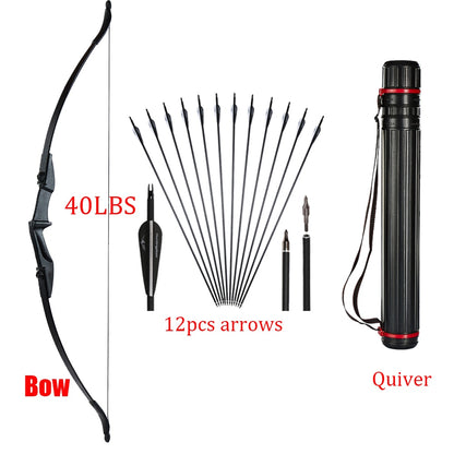 30lbs/40lbs Recurve Bow and Arrows Set