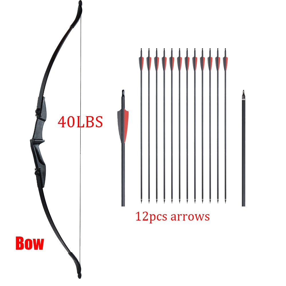 30lbs/40lbs Recurve Bow and Arrows Set