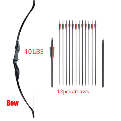 30lbs/40lbs Recurve Bow and Arrows Set