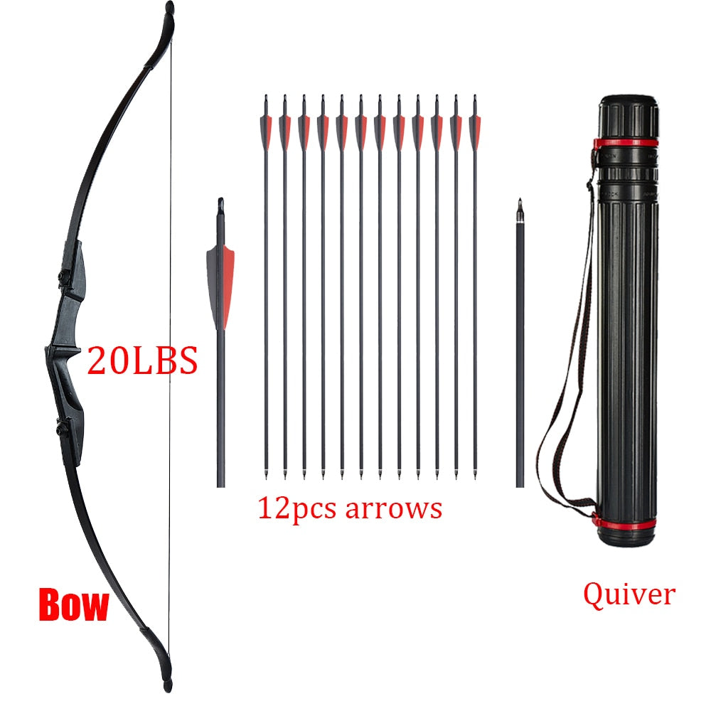 30lbs/40lbs Recurve Bow and Arrows Set