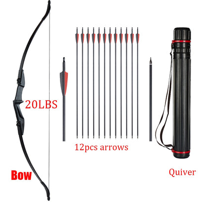 30lbs/40lbs Recurve Bow and Arrows Set