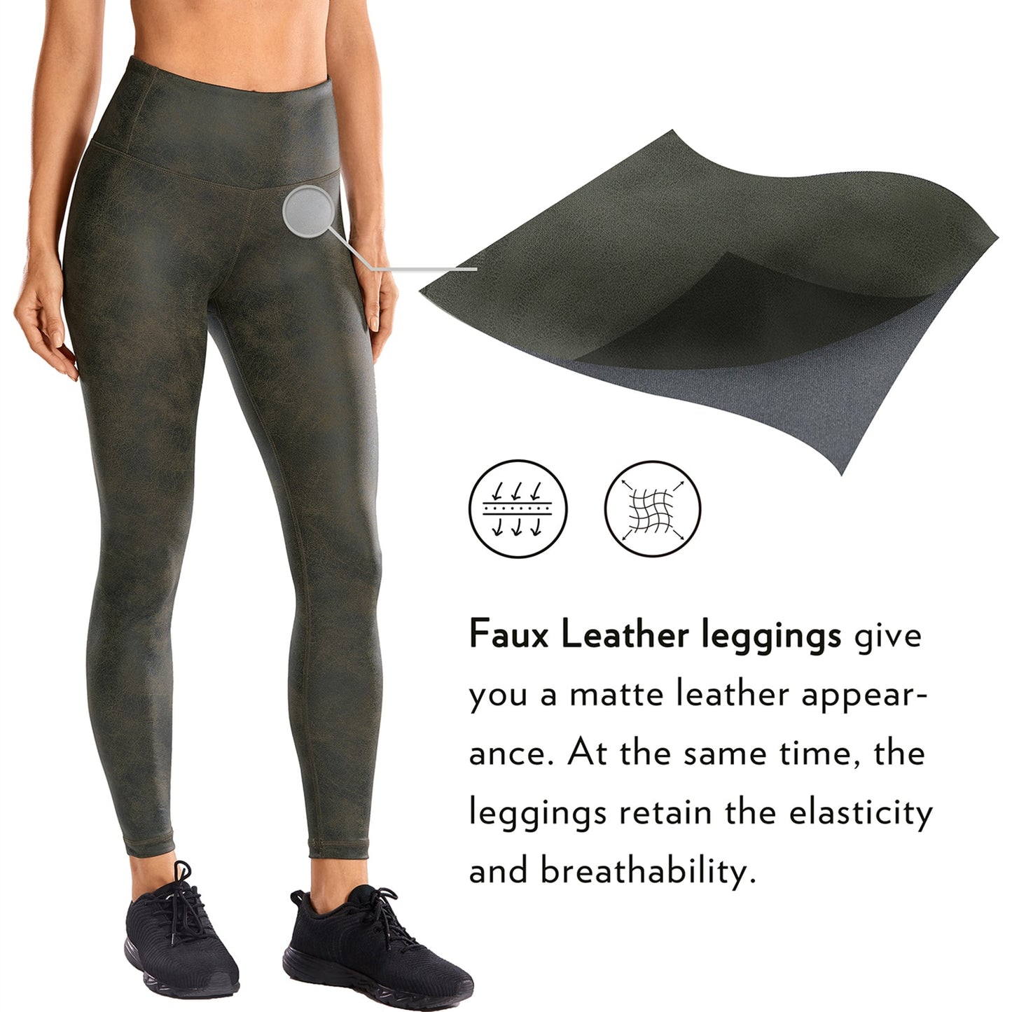 CRZ YOGA Women Lightweight Workout Tights