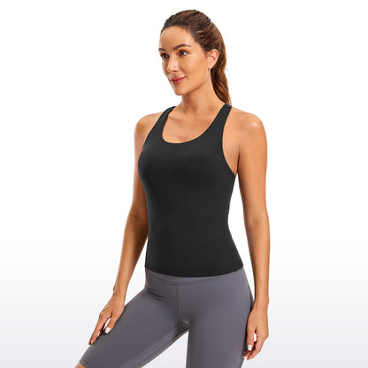 Workout Tank Top With Built in Bra