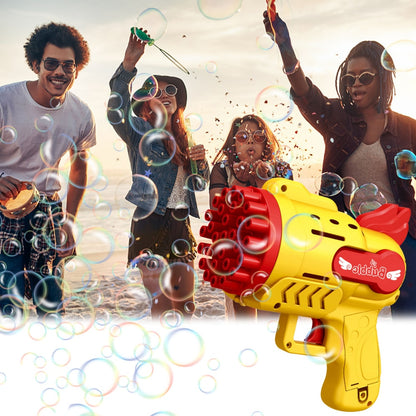 Kids Rocket Bubble Gun Blower