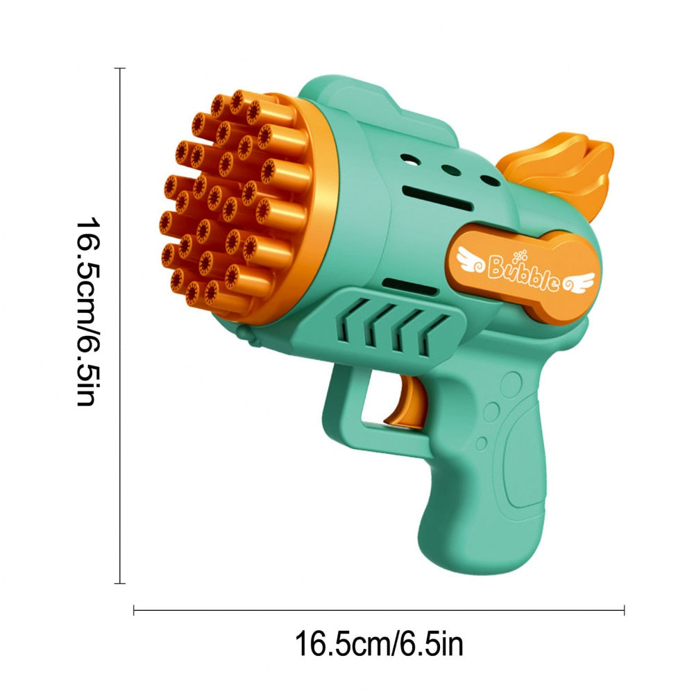 Kids Rocket Bubble Gun Blower