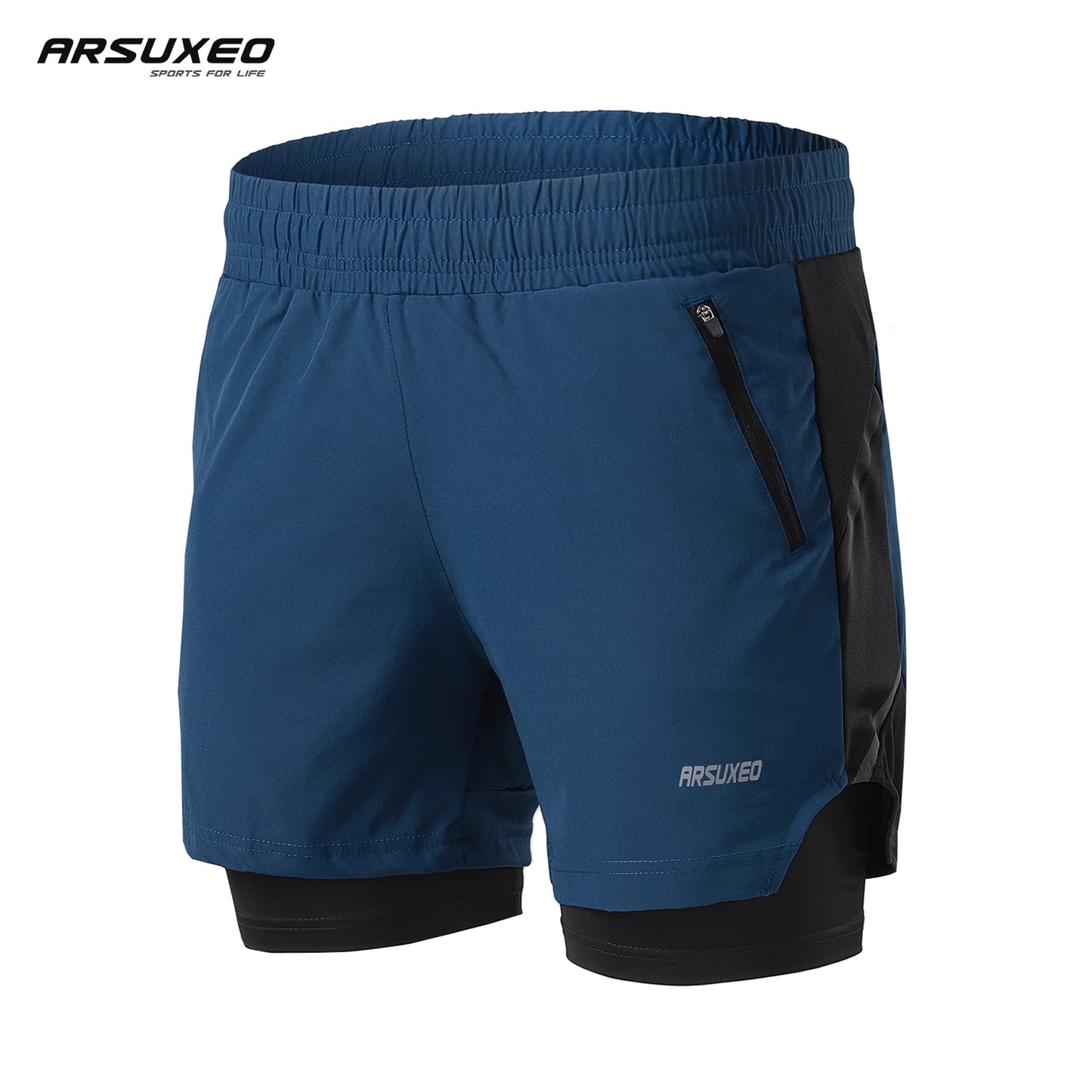 ARSUXEO Men Running Shorts