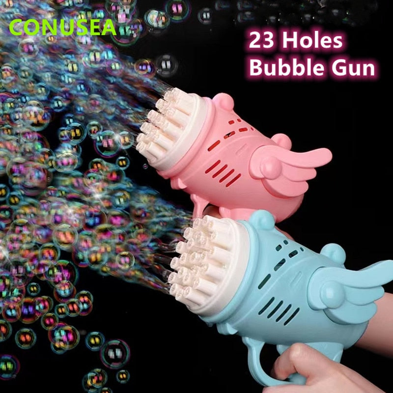 Kids Rocket Bubble Gun Blower