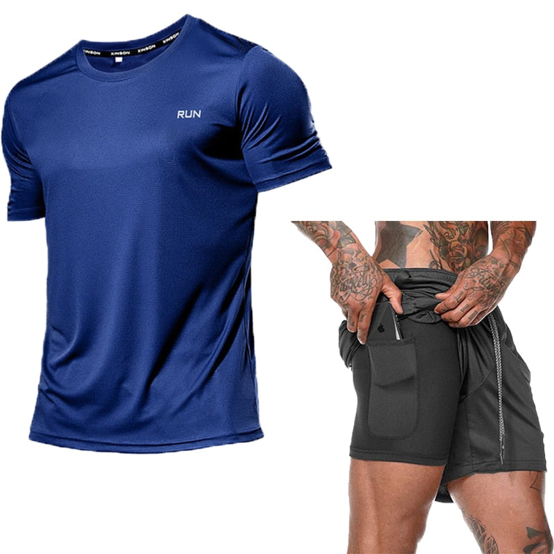 T-Shirt and Short Set For Men