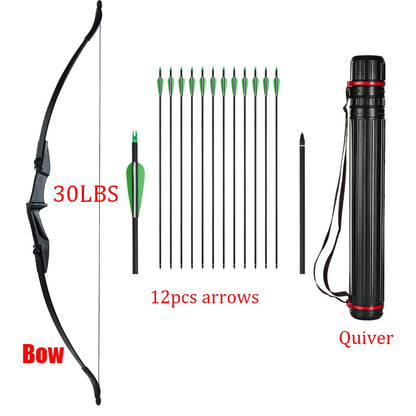 30lbs/40lbs Recurve Bow and Arrows Set