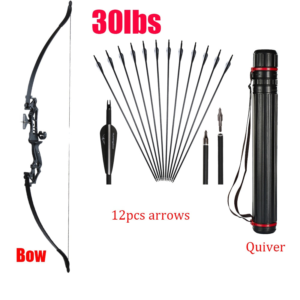 Takedown Recurve Bow & Arrow Set