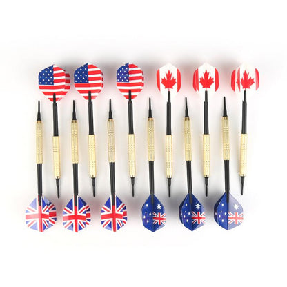 12Pcs Professional Soft Flying Darts