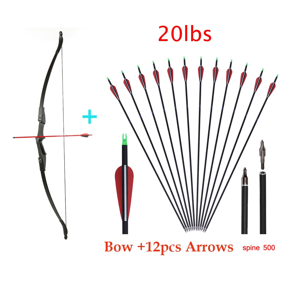 30lbs/40lbs Recurve Bow and Arrows Set