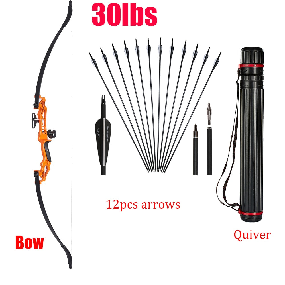 Takedown Recurve Bow & Arrow Set