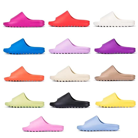 Summer Slippers Simple Solid Color Shoes